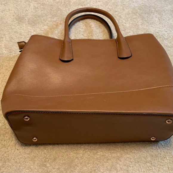 Studio Collection by Straw Studios NWT Cognac Bag - Picture 2 of 14